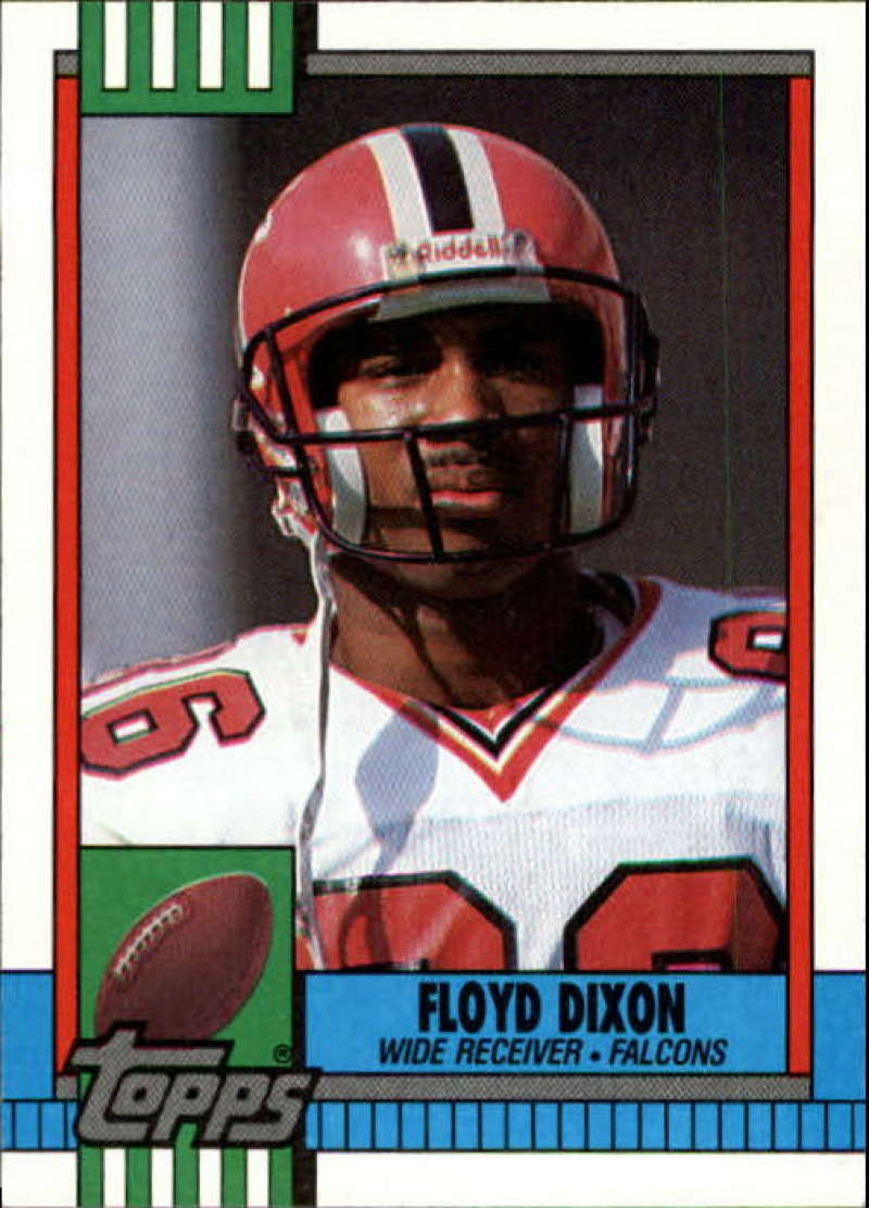 1990 Topps Football #468 Floyd Dixon Atlanta Falcons Image 1