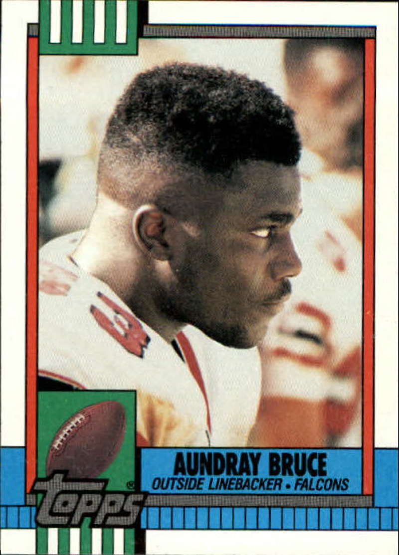1990 Topps Football #474 Aundray Bruce Atlanta Falcons Image 1
