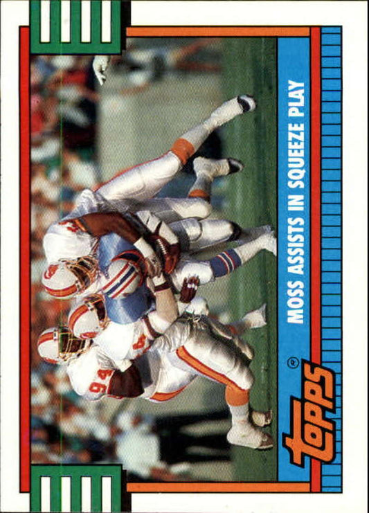 1990 Topps Football #506 Winston Moss TL  Tampa Bay Buccaneers  Image 1