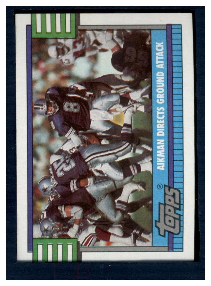 1990 Topps Football #511 Troy Aikman TL Dallas Cowboys Image 1