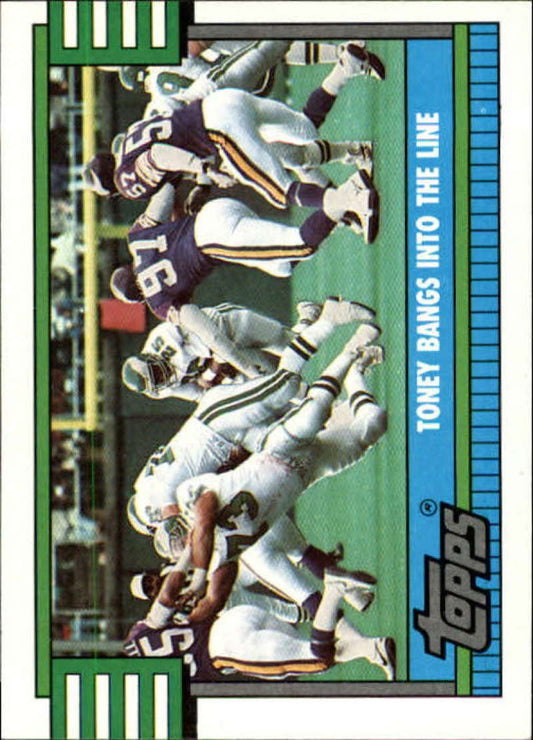 1990 Topps Football #513 Anthony Toney TL  Philadelphia Eagles  Image 1