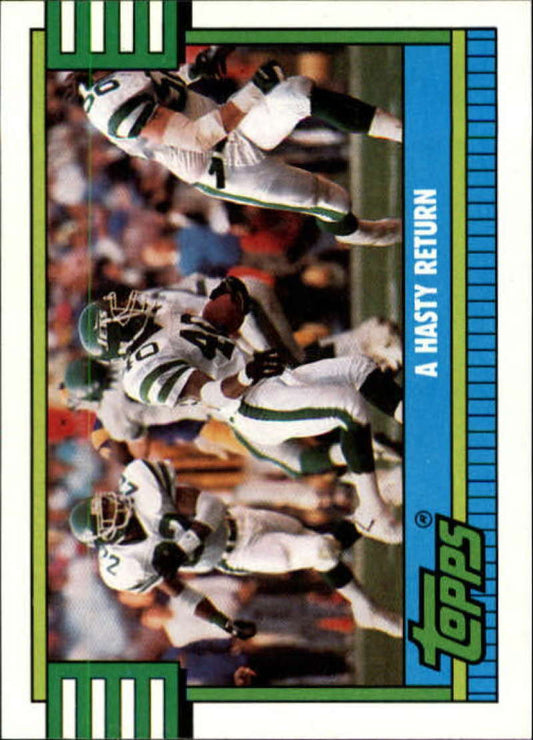 1990 Topps Football #517 James Hasty TL  New York Jets  Image 1