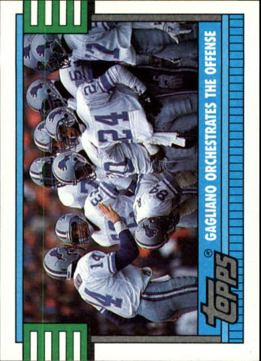 1990 Topps Football #518 Bob Gagliano TL  Detroit Lions  Image 1