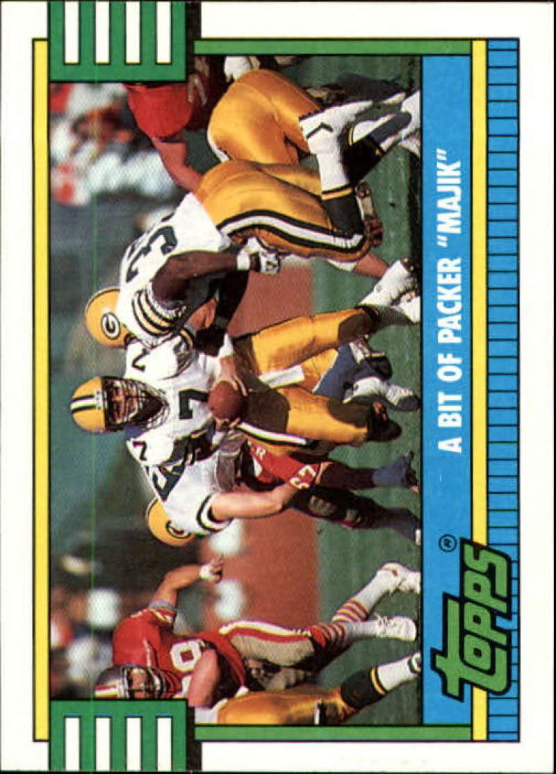 1990 Topps Football #520 Don Majkowski TL Green Bay Packers Image 1