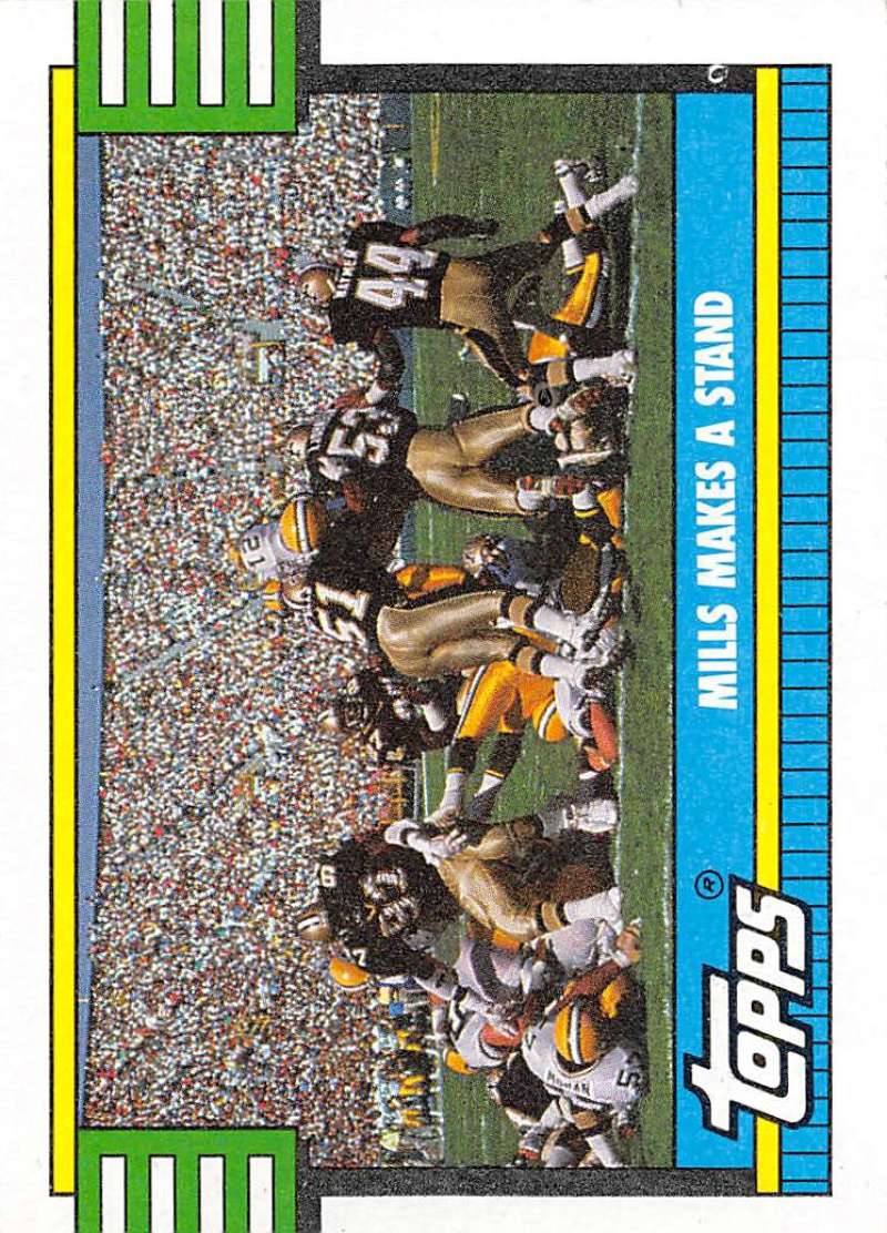 1990 Topps Football #525 Sam Mills TL New Orleans Saints Image 1