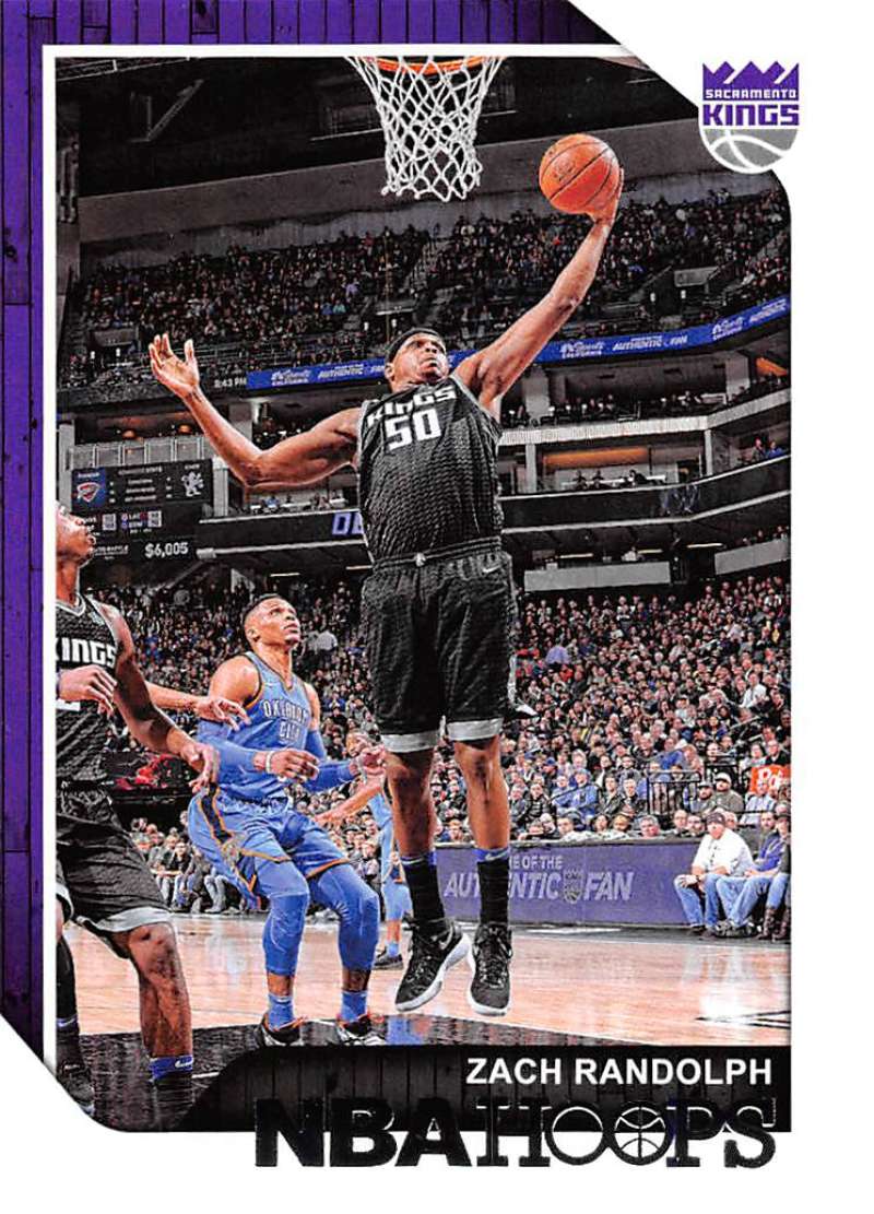 2018-19 Panini Hoops #7 Zach Randolph Sacramento Kings V89652 Image 1