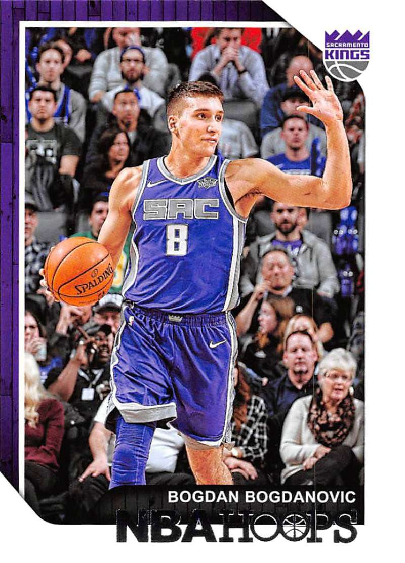 2018-19 Panini Hoops #37 Bogdan Bogdanovic Sacramento Kings V89672 Image 1