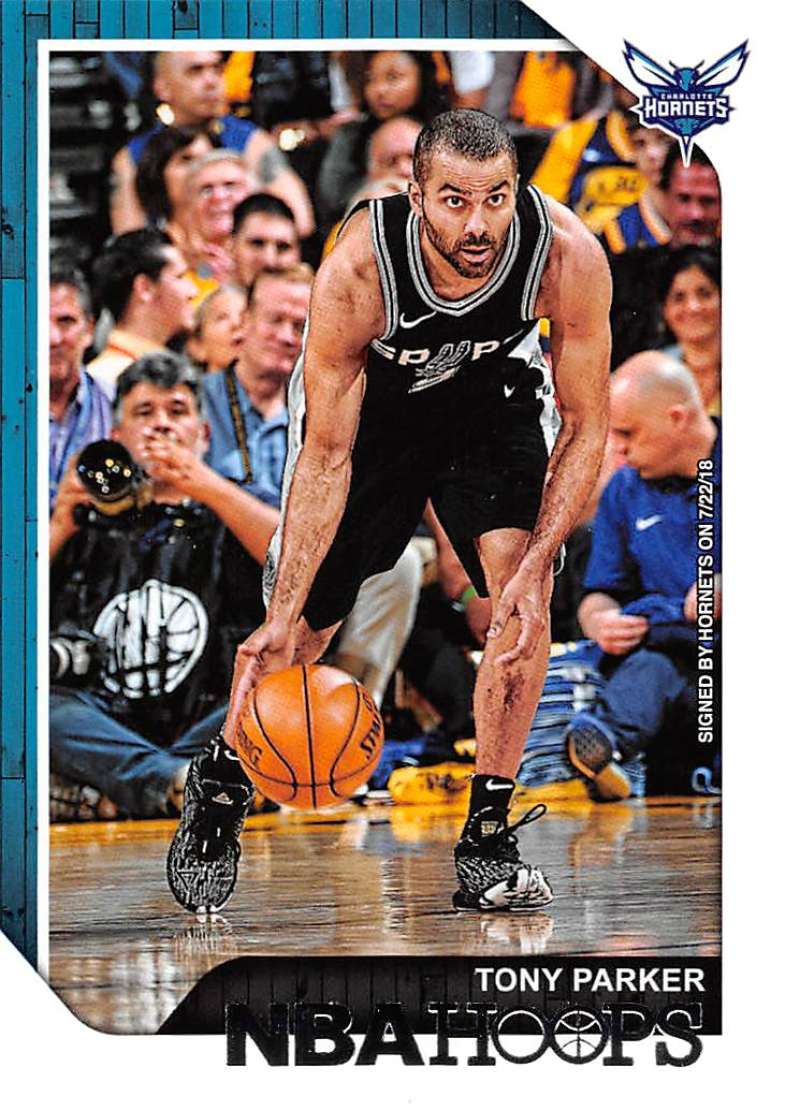 2018-19 Panini Hoops #63 Tony Parker Charlotte Hornets V89694 Image 1