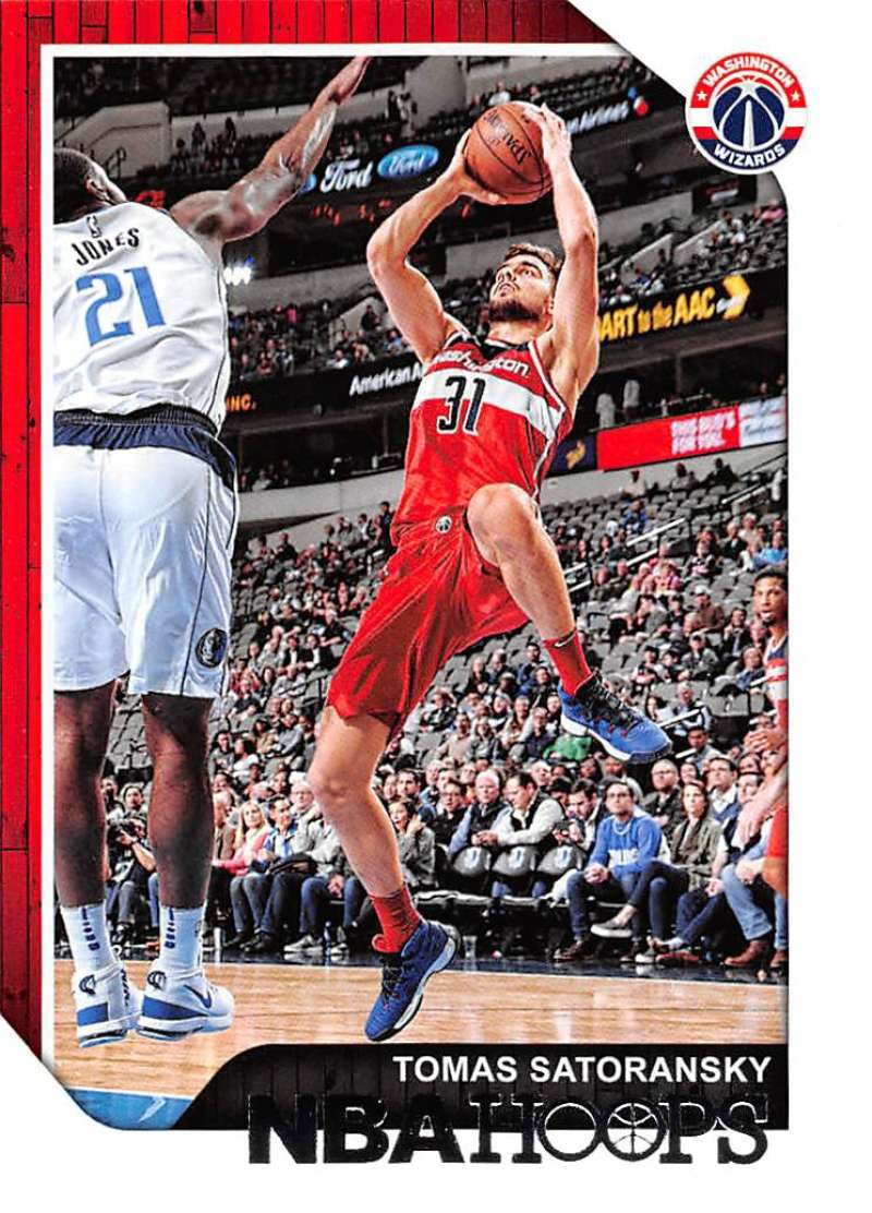2018-19 Panini Hoops #69 Tomas Satoransky Washington Wizards V89698 Image 1