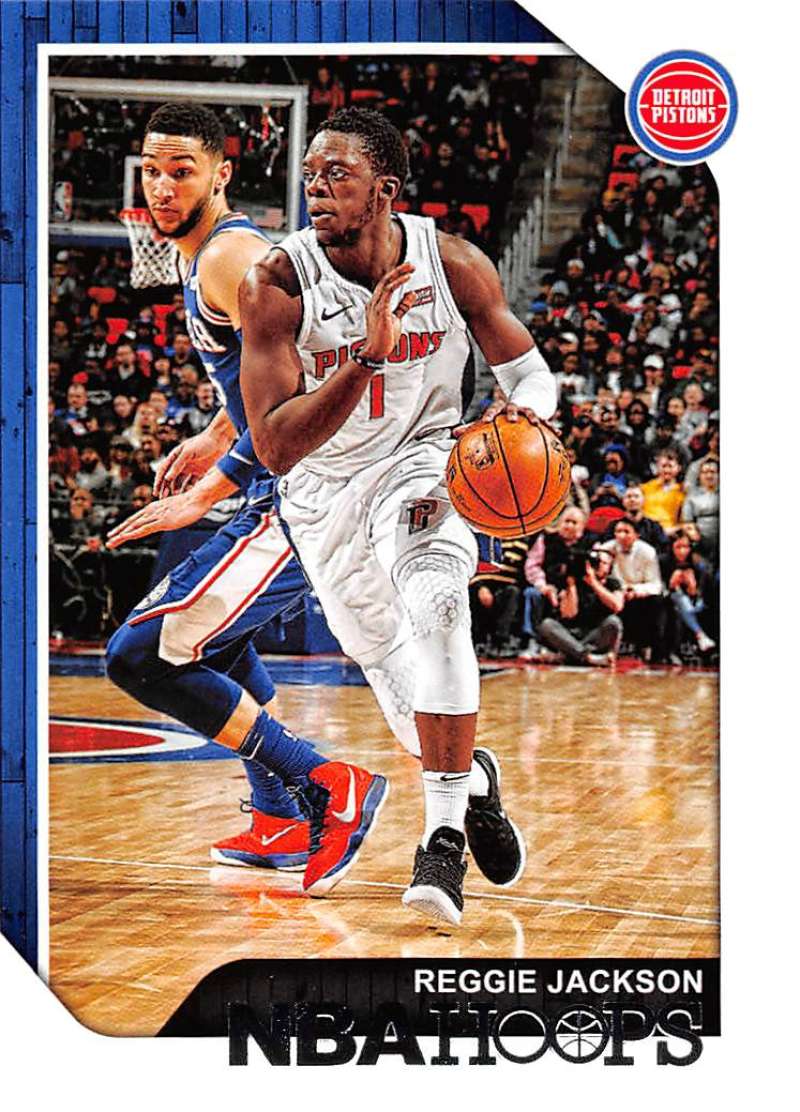 2018-19 Panini Hoops #114 Reggie Jackson Detroit Pistons V89717 Image 1