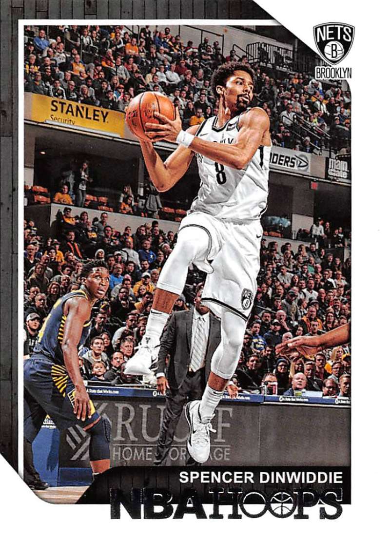 2018-19 Panini Hoops #138 Spencer Dinwiddie Brooklyn Nets V89736 Image 1