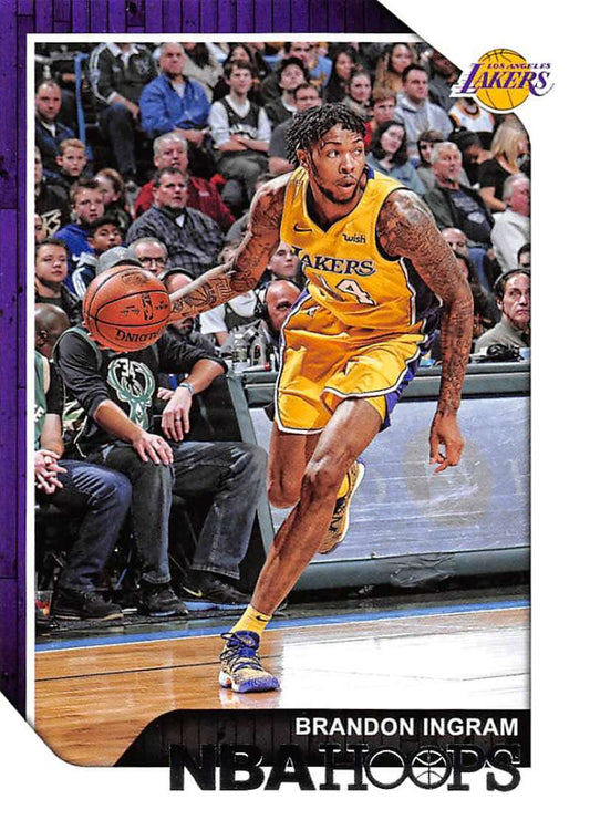 2018-19 Panini Hoops #185 Brandon Ingram  Los Angeles Lakers  V89769 Image 1