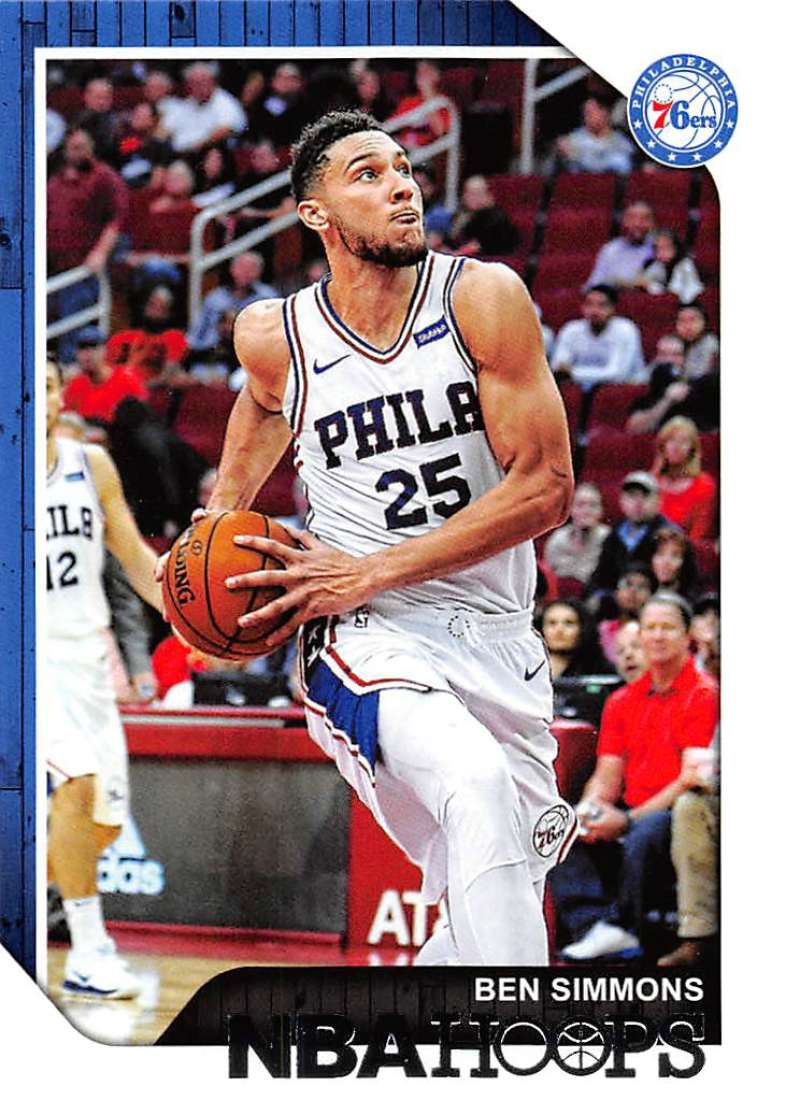 2018-19 Panini Hoops #186 Ben Simmons Philadelphia 76ers V89770 Image 1