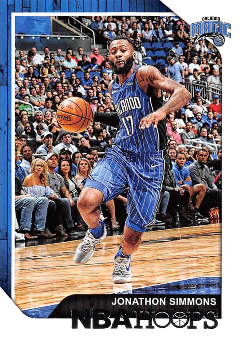 2018-19 Panini Hoops #199 Jonathon Simmons Orlando Magic V89778 Image 1