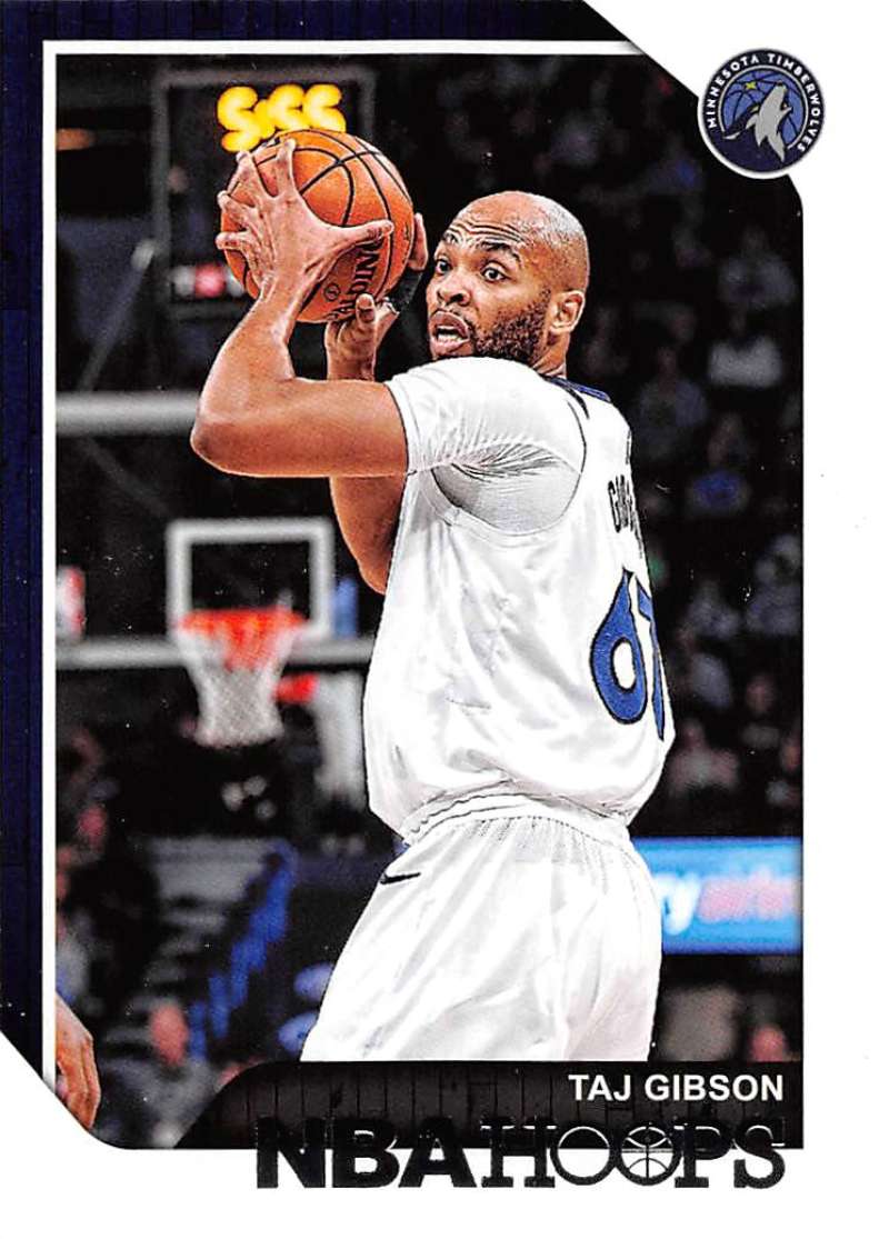 2018-19 Panini Hoops #200 Taj Gibson Minnesota Timberwolves V89779 Image 1
