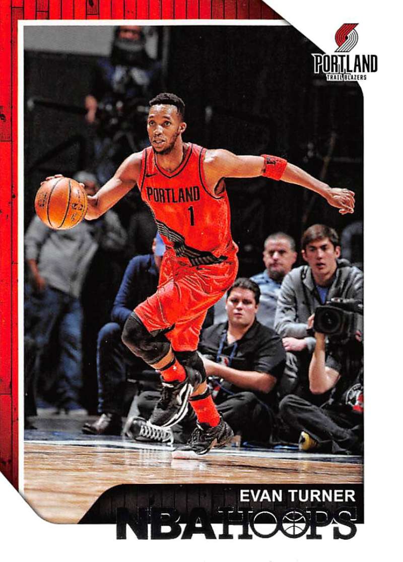 2018-19 Panini Hoops #208 Evan Turner Portland Trail Blazers V89786 Image 1