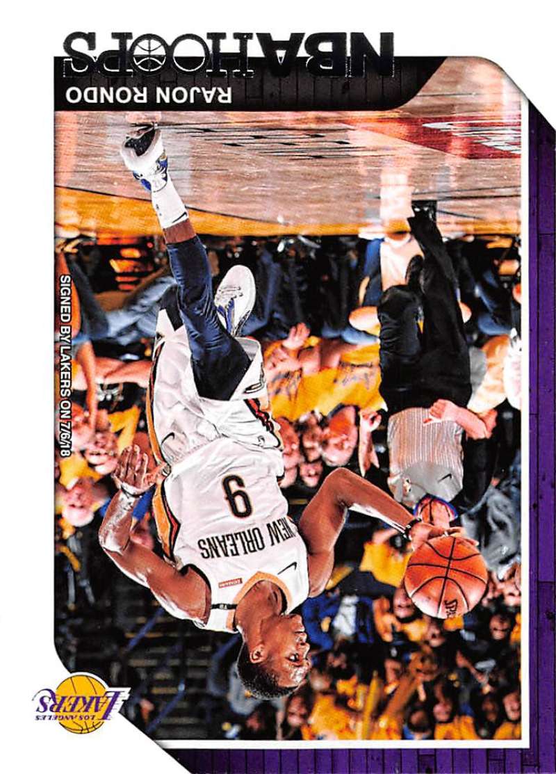 2018-19 Panini Hoops #211 Rajon Rondo Los Angeles Lakers V89787 Image 1