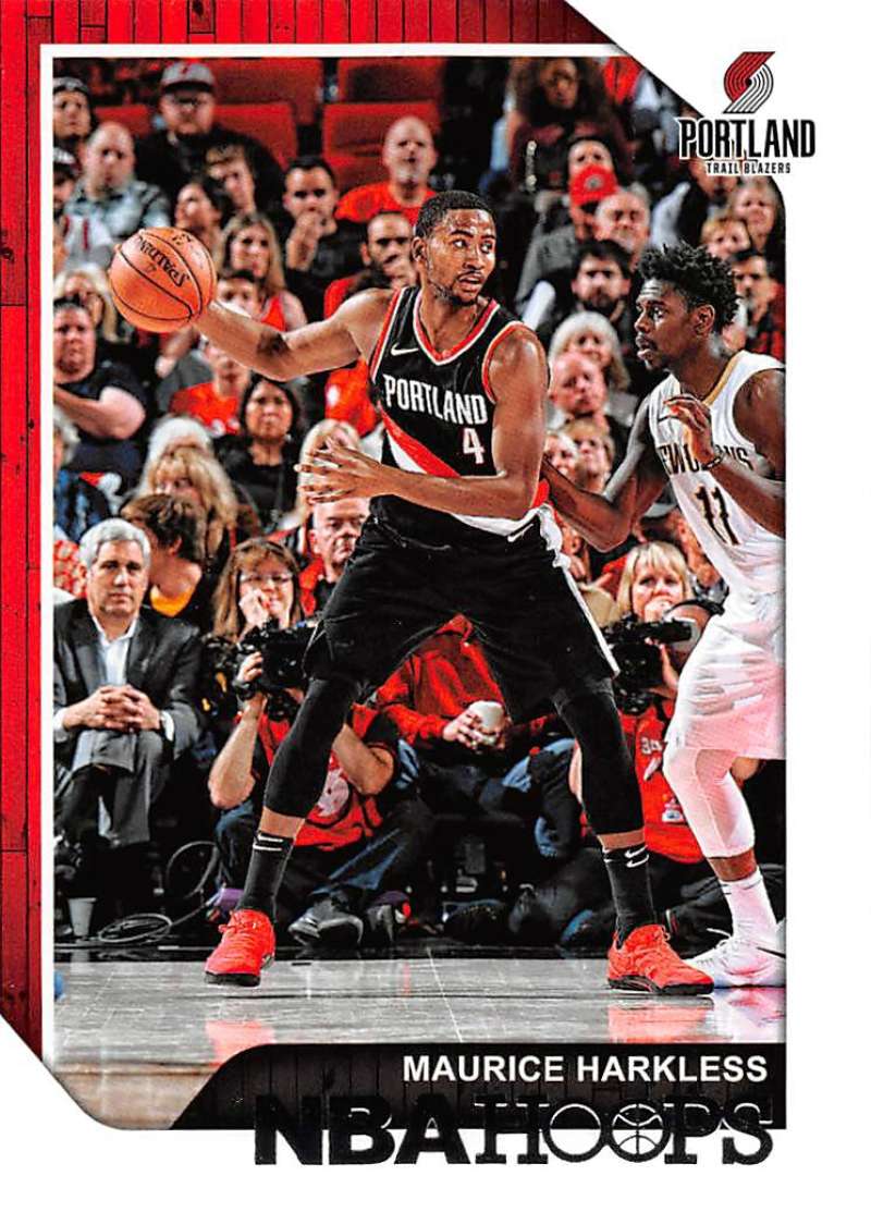 2018-19 Panini Hoops #228 Maurice Harkless Trail Blazers V89796 Image 1