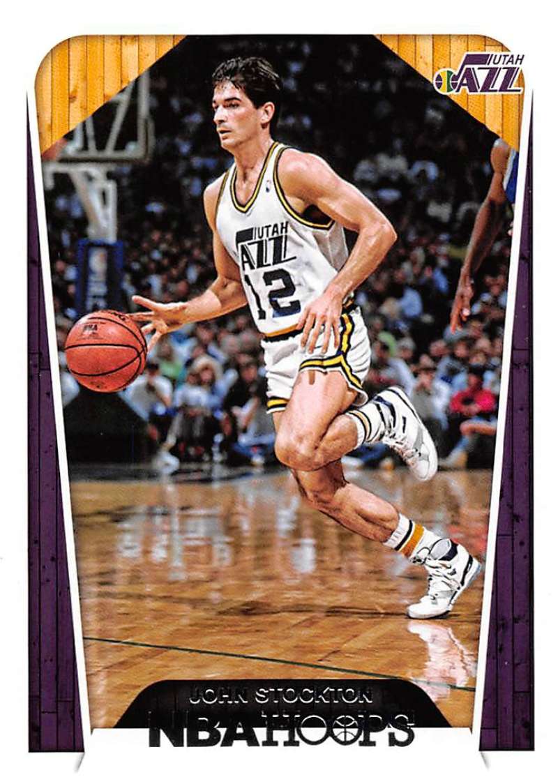 2018-19 Panini Hoops #295 John Stockton Tribute Utah Jazz V89813 Image 1