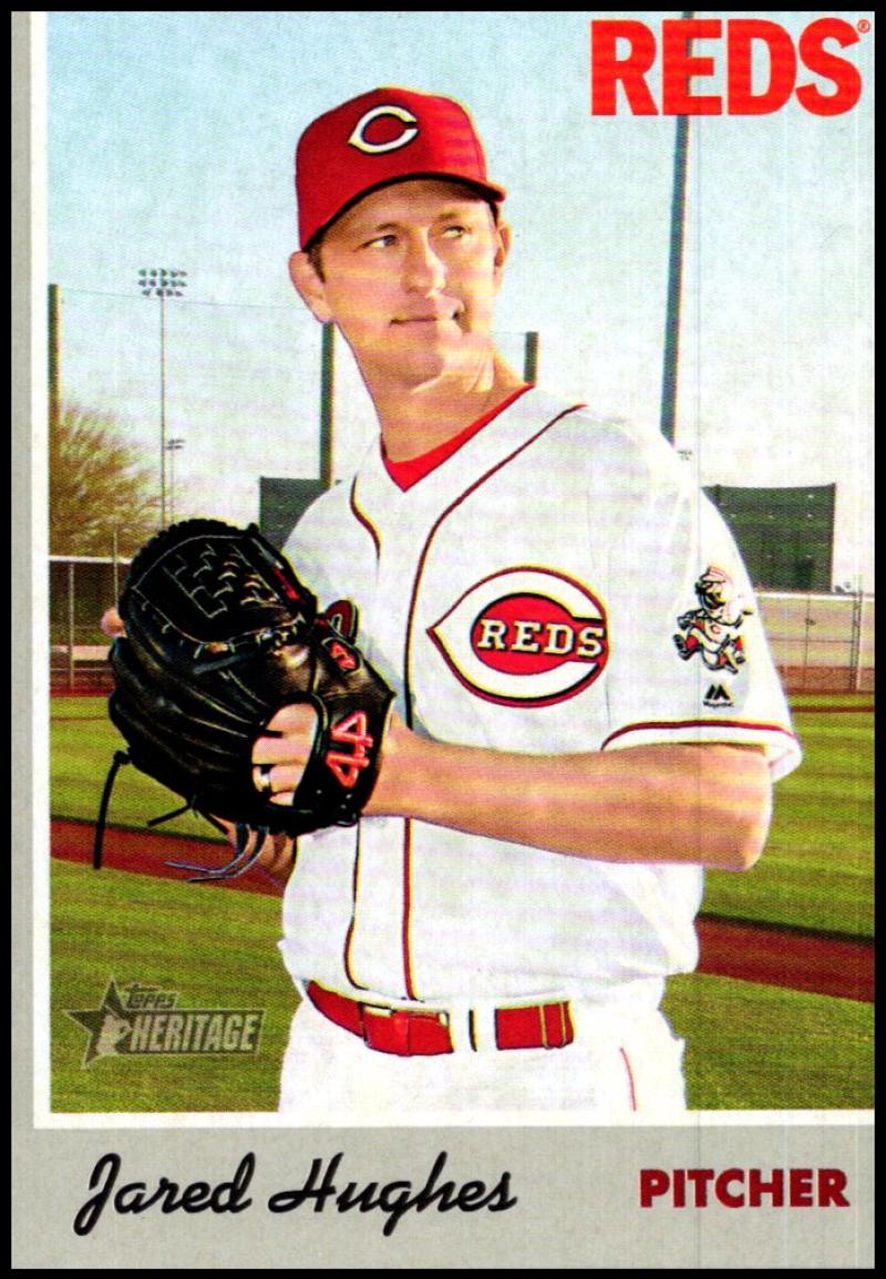 2019 Topps Heritage Baseball #3 Jared Hughes Cincinnati Reds V92427 Image 1