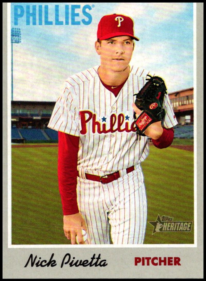 2019 Topps Heritage Baseball #6 Nick Pivetta Philadelphia Phillies V92430 Image 1