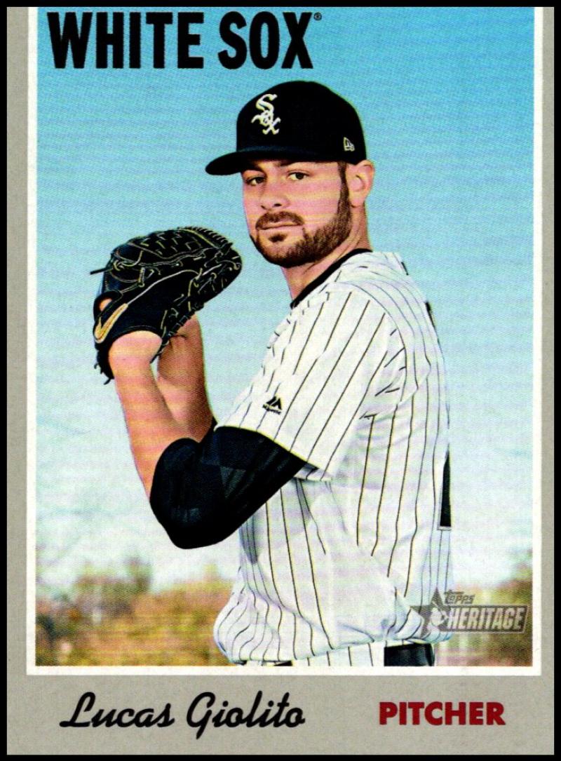 2019 Topps Heritage Baseball #18 Lucas Giolito Chicago White Sox V92437 Image 1