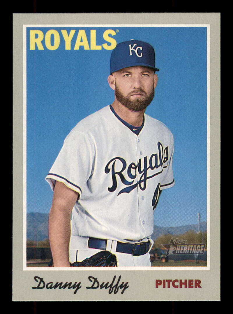 2019 Topps Heritage Baseball #37 Danny Duffy Kansas City Royals V92444 Image 1