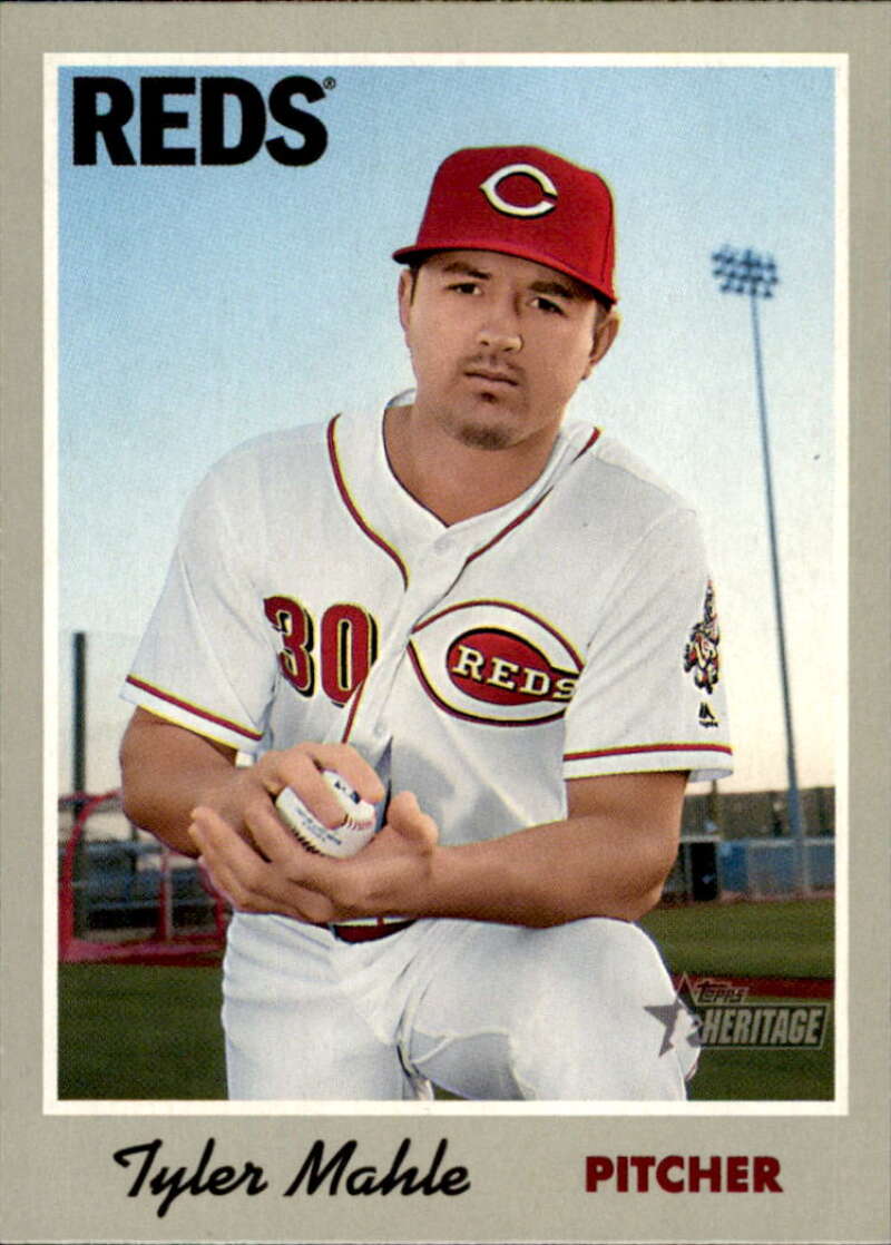 2019 Topps Heritage Baseball #73 Tyler Mahle Cincinnati Reds V92453 Image 1