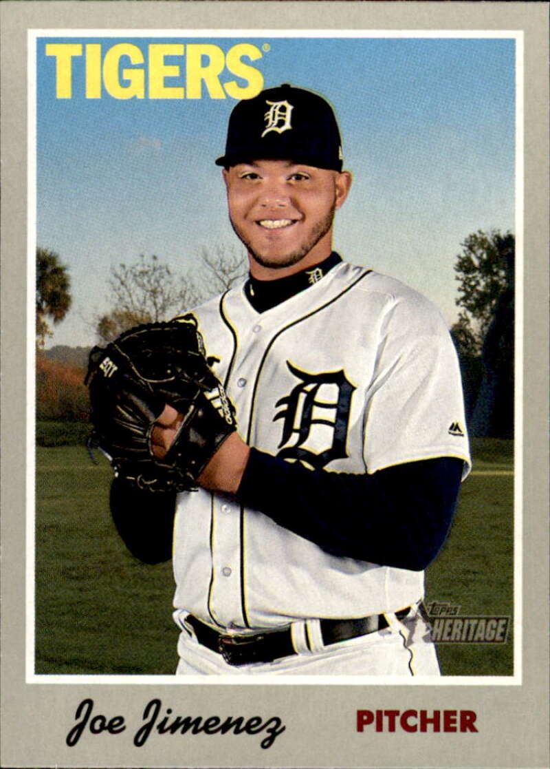 2019 Topps Heritage Baseball #95 Joe Jimenez Detroit Tigers V92464 Image 1