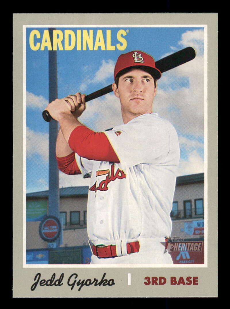 2019 Topps Heritage Baseball #139 Jedd Gyorko St. Louis Cardinals V92482 Image 1