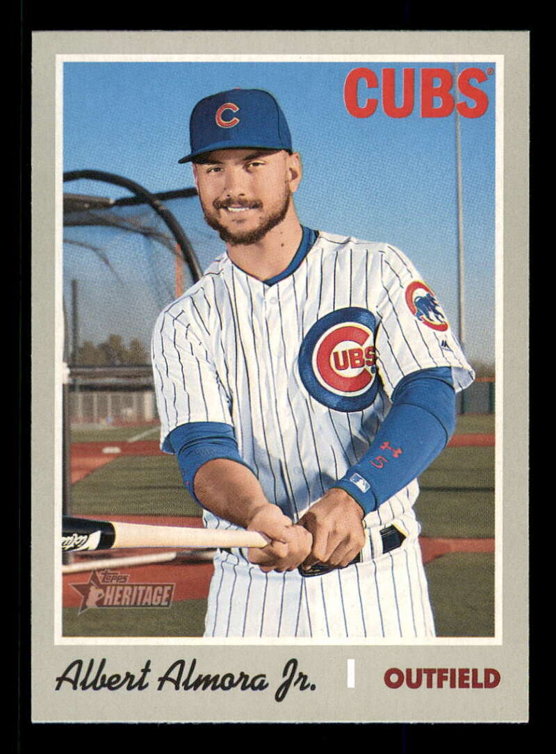 2019 Topps Heritage Baseball #170 Albert Almora Jr. Chicago Cubs V92498 Image 1