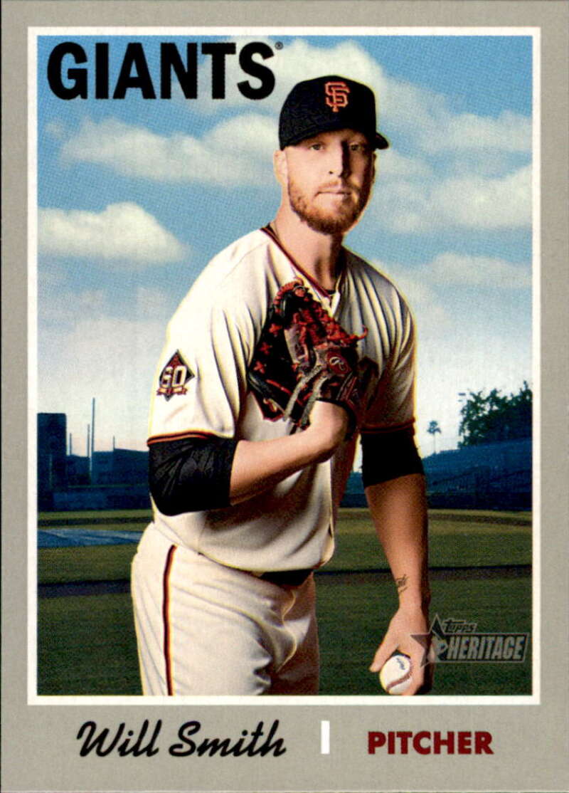 2019 Topps Heritage Baseball #176 Will Smith San Francisco Giants V92501 Image 1