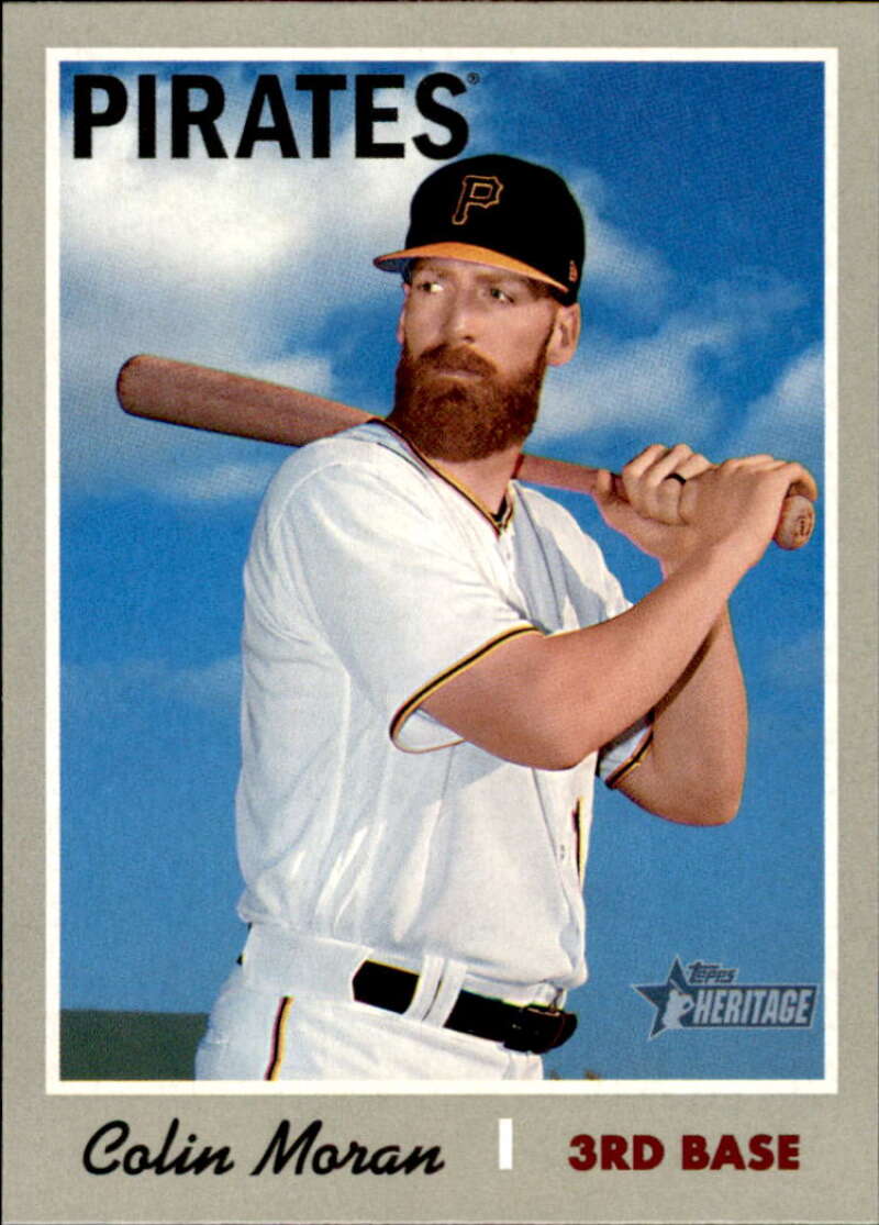 2019 Topps Heritage Baseball #264 Colin Moran Pittsburgh Pirates V92538 Image 1