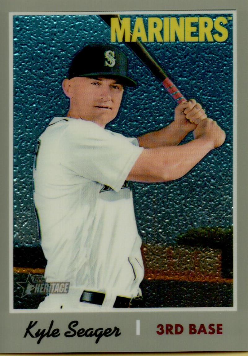 2019 Topps Heritage Baseball #271 Kyle Seager Seattle Mariners V92541 Image 1