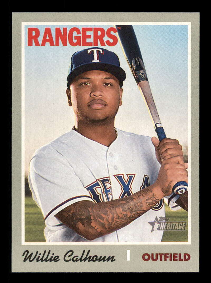 2019 Topps Heritage Baseball #273 Willie Calhoun Texas Rangers V92542 Image 1