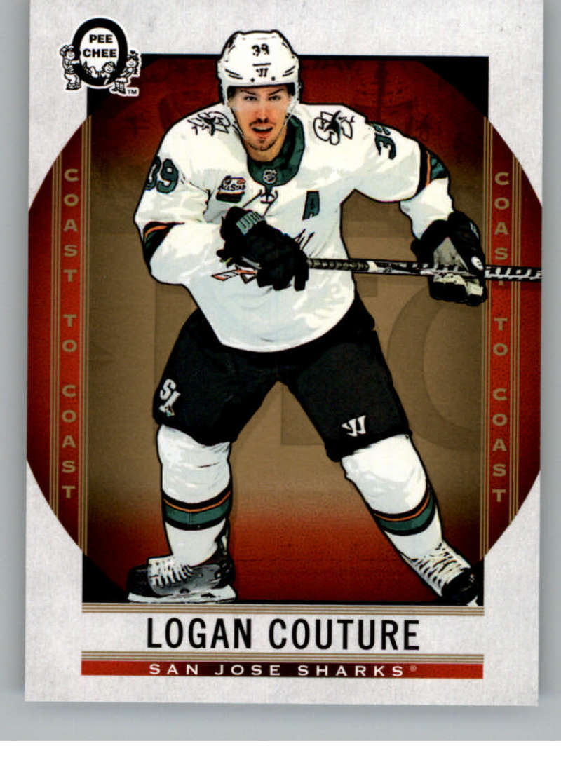 2018-19 OPC Coast to Coast #41 Logan Couture San Jose Sharks V93296 Image 1
