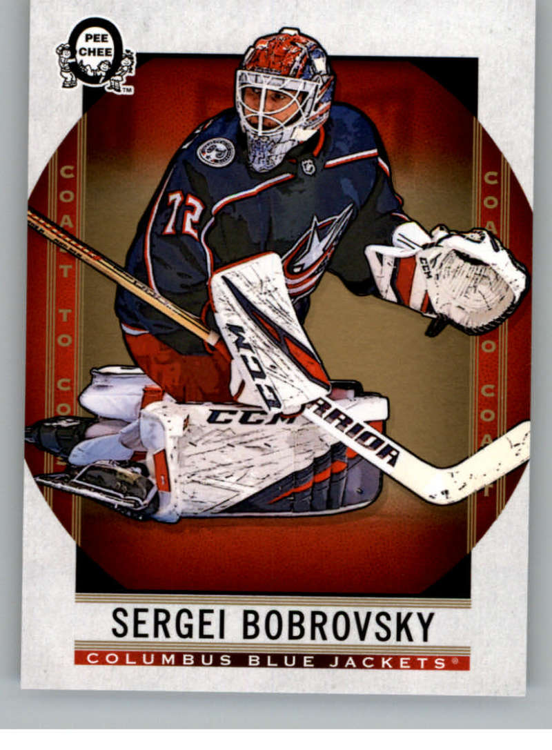 2018-19 OPC Coast to Coast #50 Sergei Bobrovsky Blue Jackets V93302 Image 1