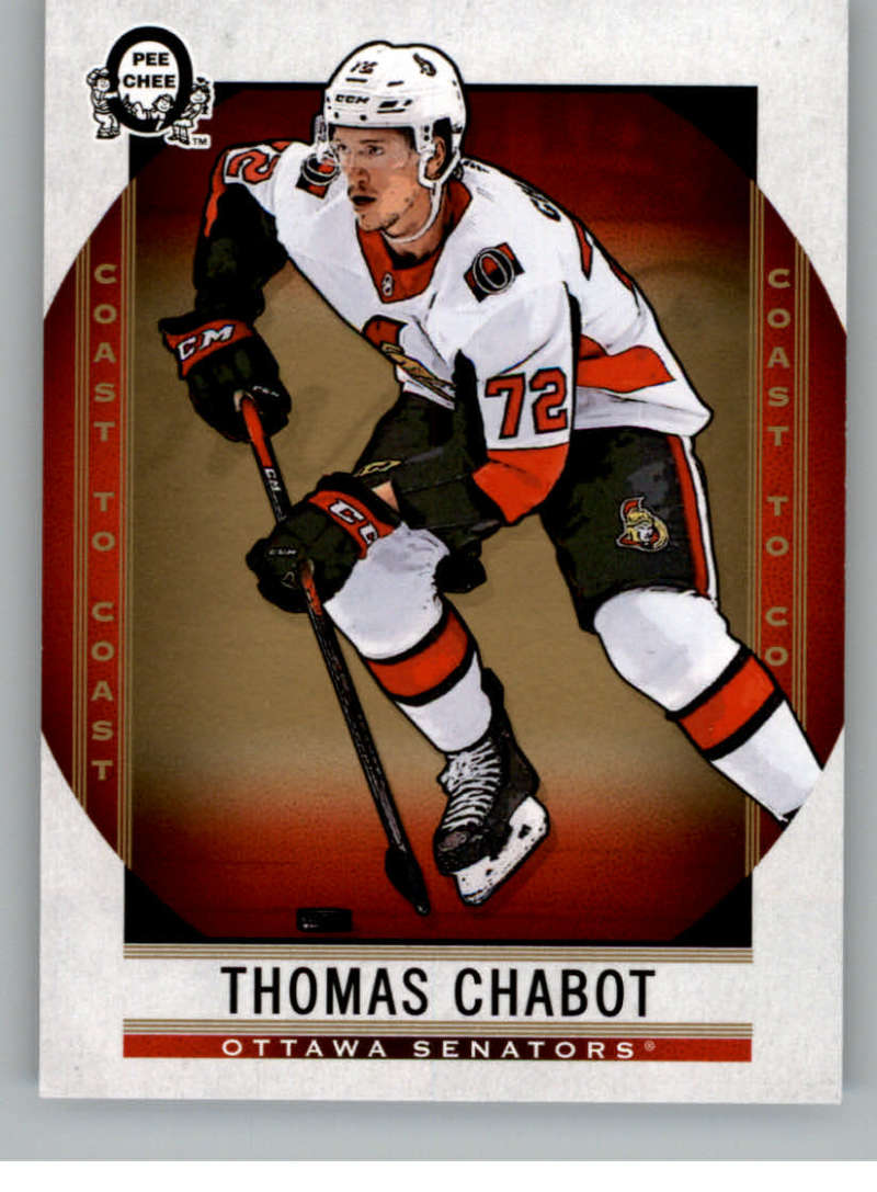 2018-19 OPC Coast to Coast #69 Thomas Chabot Ottawa Senators V93312 Image 1