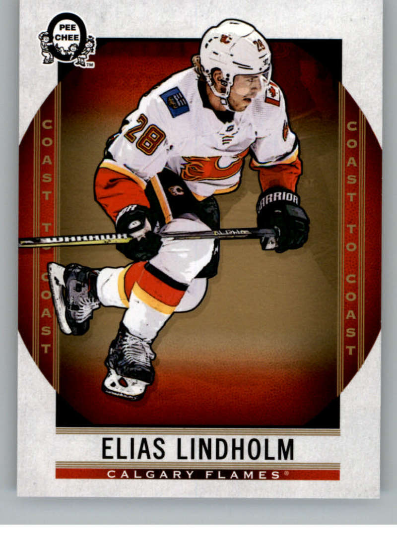 2018-19 OPC Coast to Coast #70 Elias Lindholm Calgary Flames V93313 Image 1