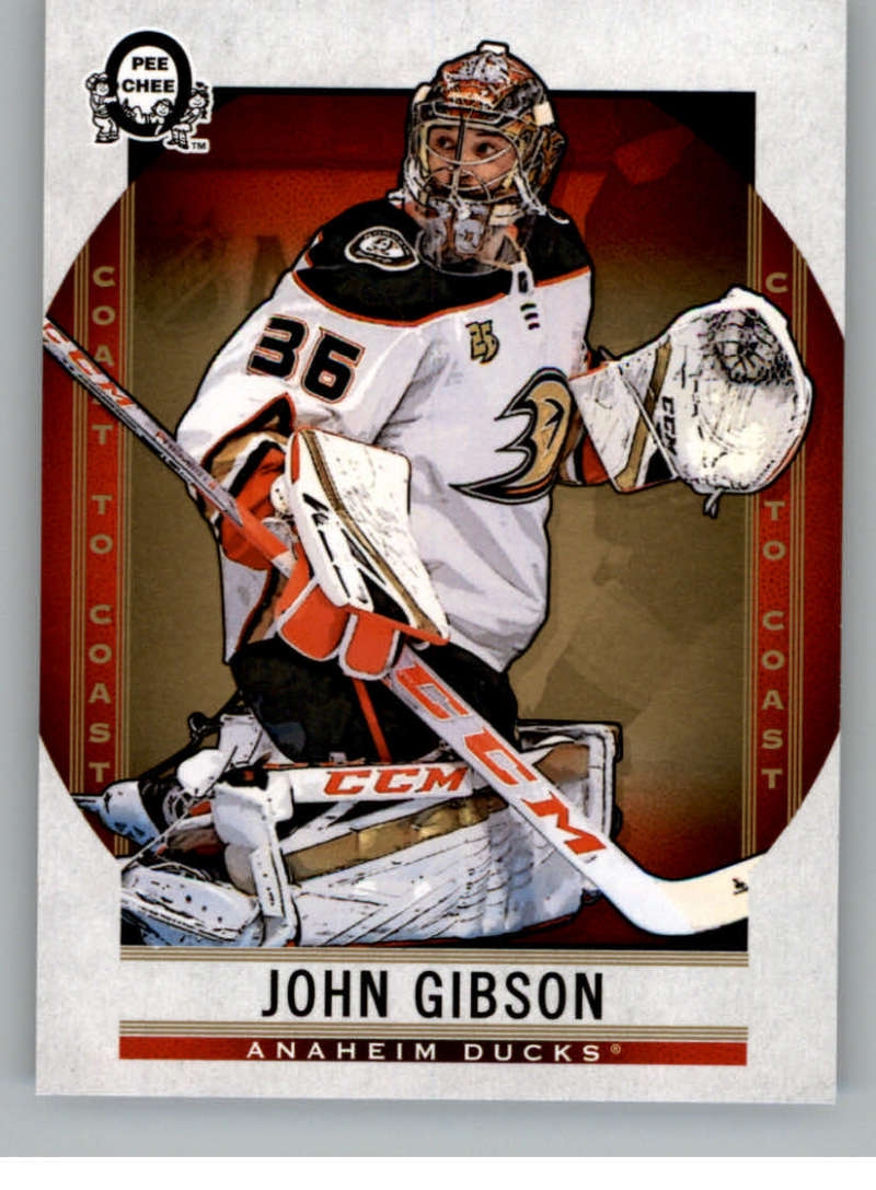 2018-19 OPC Coast to Coast #71 John Gibson Anaheim Ducks V93314 Image 1
