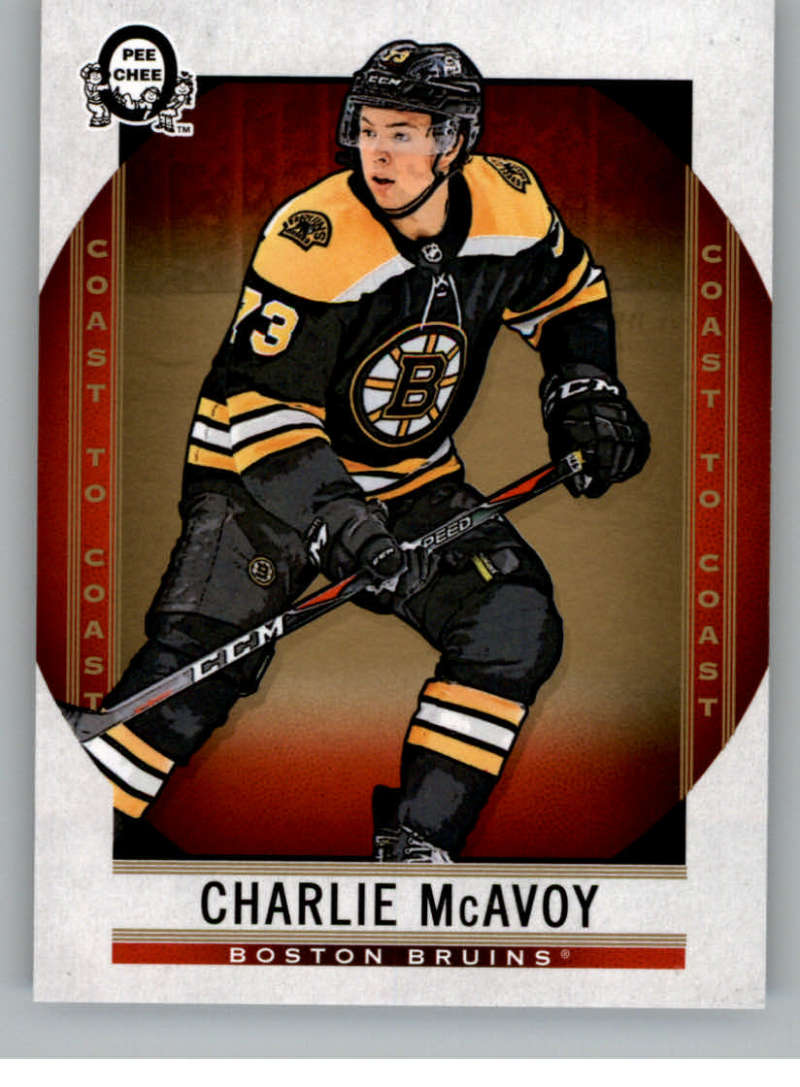 2018-19 OPC Coast to Coast #72 Charlie McAvoy Boston Bruins V93315 Image 1