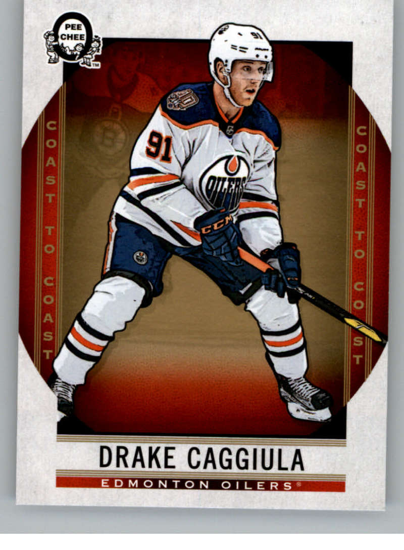 2018-19 OPC Coast to Coast #76 Drake Caggiula Edmonton Oilers V93316 Image 1