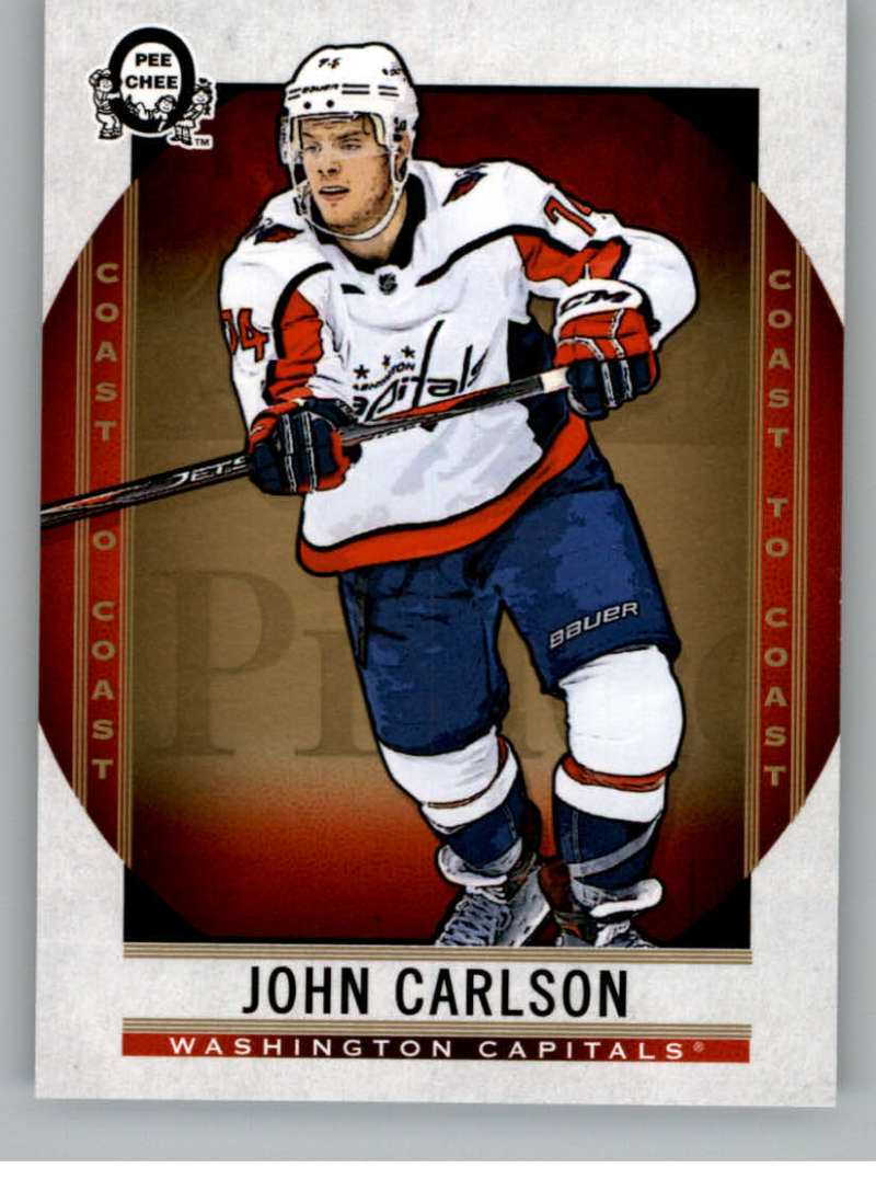 2018-19 OPC Coast to Coast #77 John Carlson Washington Capitals V93317 Image 1