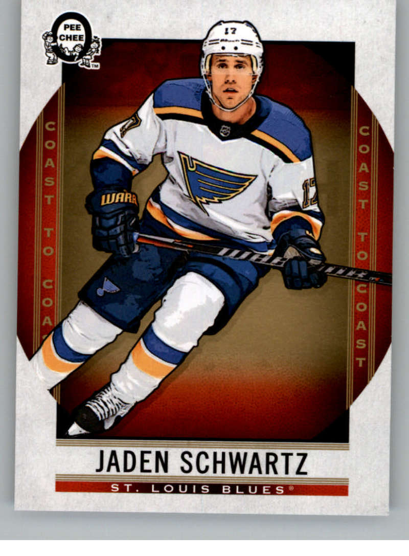 2018-19 OPC Coast to Coast #85 Jaden Schwartz St. Louis Blues V93321 Image 1