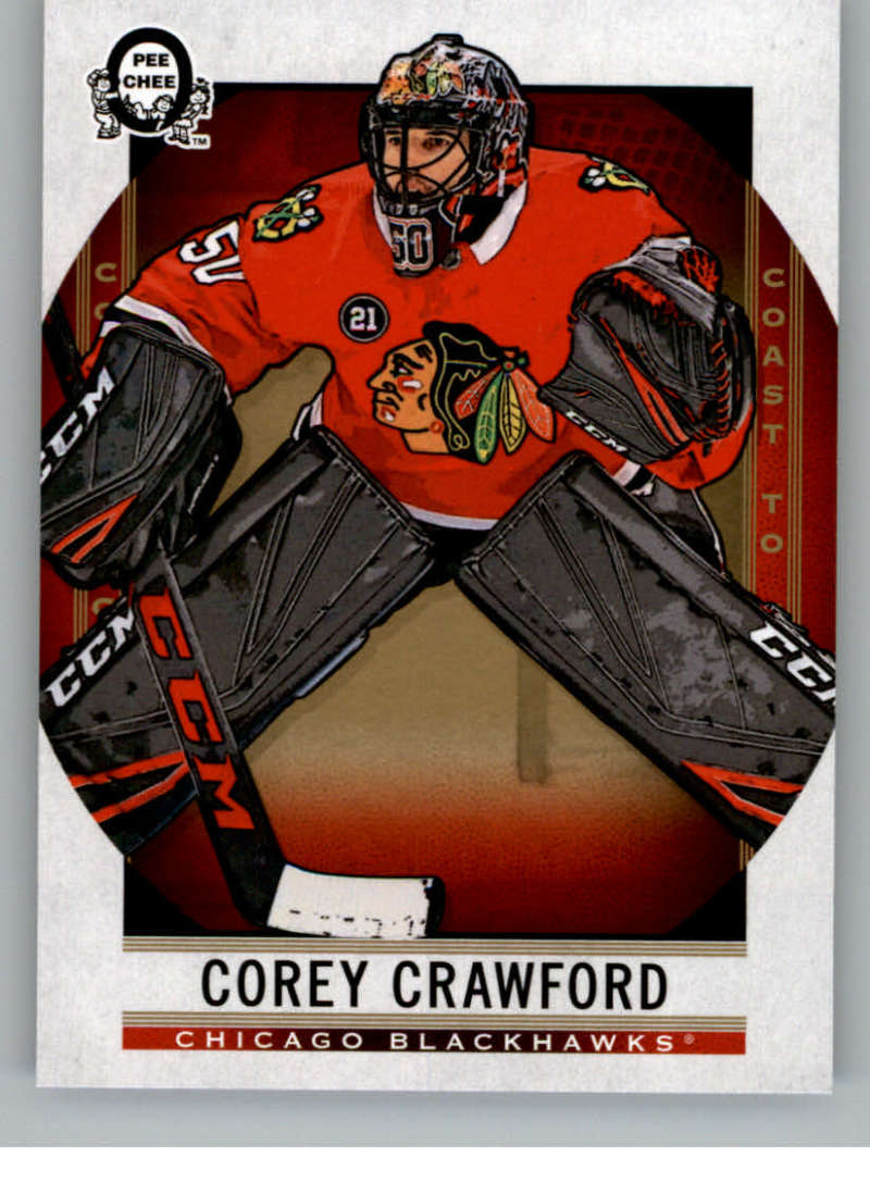 2018-19 OPC Coast to Coast #100 Corey Crawford Chicago Blackhawks V93334 Image 1