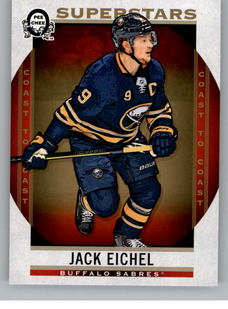 2018-19 OPC Coast to Coast #140 Jack Eichel SP Buffalo Sabres V93350 Image 1