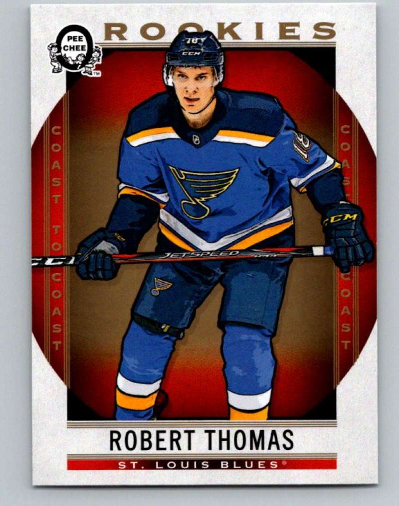2018-19 OPC Coast to Coast #153 Robert Thomas RC Rookie SP Blues V93357 Image 1