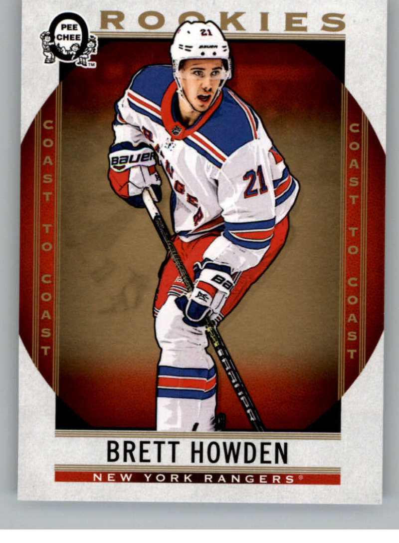 2018-19 OPC Coast to Coast #157 Brett Howden RC Rookie SP Rangers V93361 Image 1