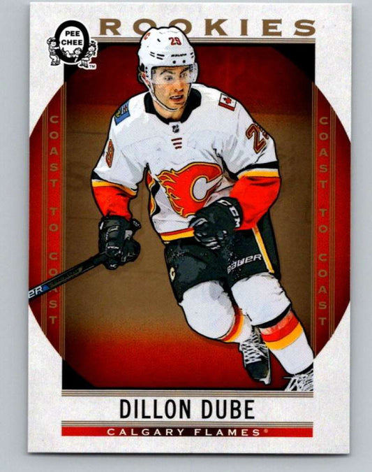 2018-19 OPC Coast to Coast  #158 Dillon Dube  RC Rookie SP Calgary Flames  V93362 Image 1