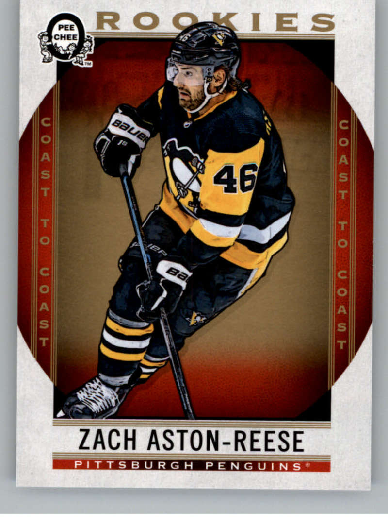 2018-19 OPC Coast to Coast #161 Zach Aston-Reese RC Rookie SP Penguins V93364 Image 1